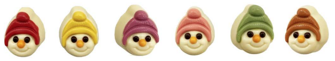 M-DELICIOUS ICON JOLLY SNOWMAN MIX WIT PRALINÉ 1,62 KG