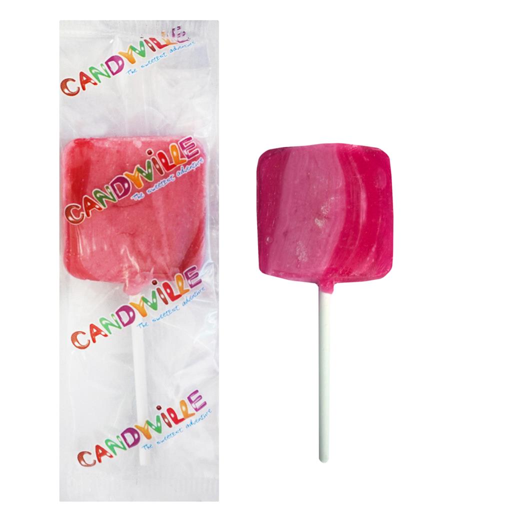 [CAN400] CANDYVILLE RODE HAMER LOLLIES 100 STUKS
