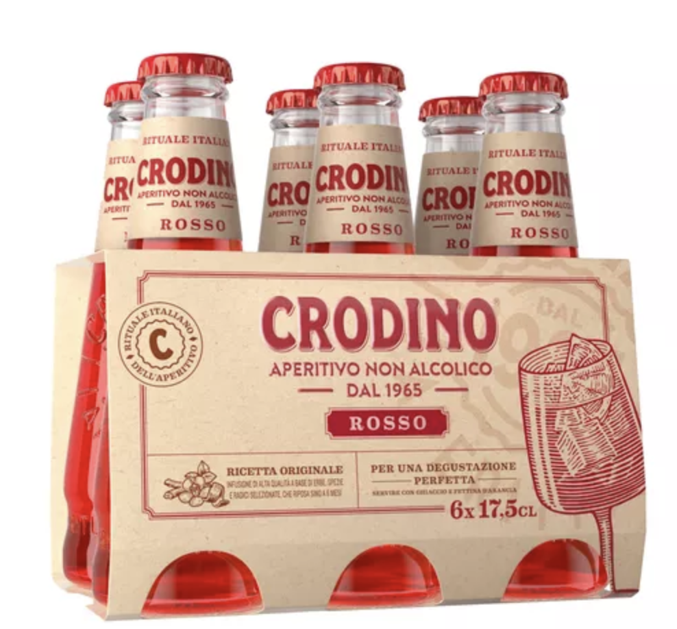 CRODINO APERITIEF ROSSO 0° 6X17,5CL (NA)