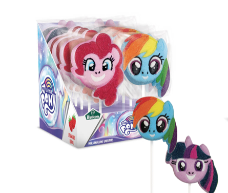 RELKON MY LITTLE PONY MARSHMALLOW LOLLIPOP 12 X 45GR