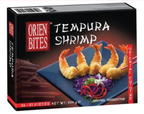 ORIENT BITES SCHRIMP TEMPURA 36 ST <*_*>