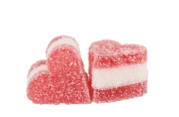 [2.001.028] MALLOWS JELLY HEARTS FRAMBOOS -LIMOEN (TRICO) 2 KG