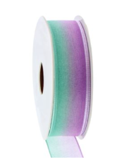 #VERP - LINT OMBRE TURQUOISE/LILA 25MM