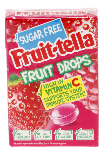 FRUITELLA FRUIT DROPS RED 10 ST