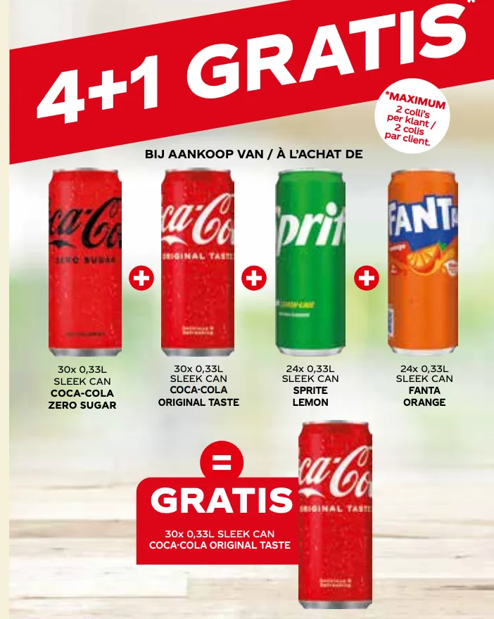 [COLLI COLA BLIK P3] COLLI COLA BLIK 4+1 GRATIS ( FOLD3 -'26)