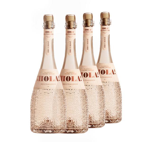 HOLA MEDITERRÁNEO JOVEN BRUT ROSÉ 75 CL