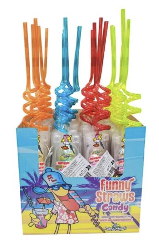 FUNNY STRAW POP 20 ST