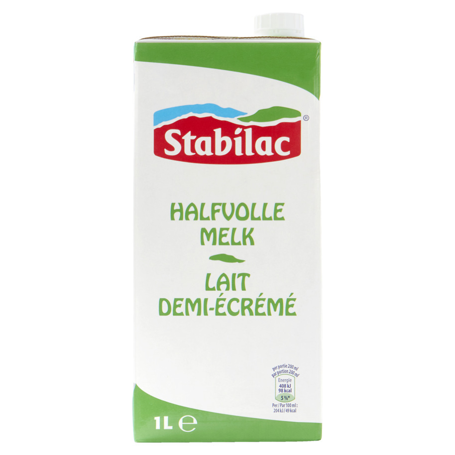 [1163933] STABILAC HALFVOLLE MELK BRIC 12 X 1 LITER