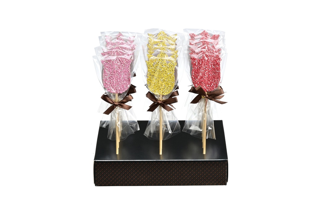 CDC LUXE LOLLY TULPEN MUSKET OP DISPLAY 18 ST