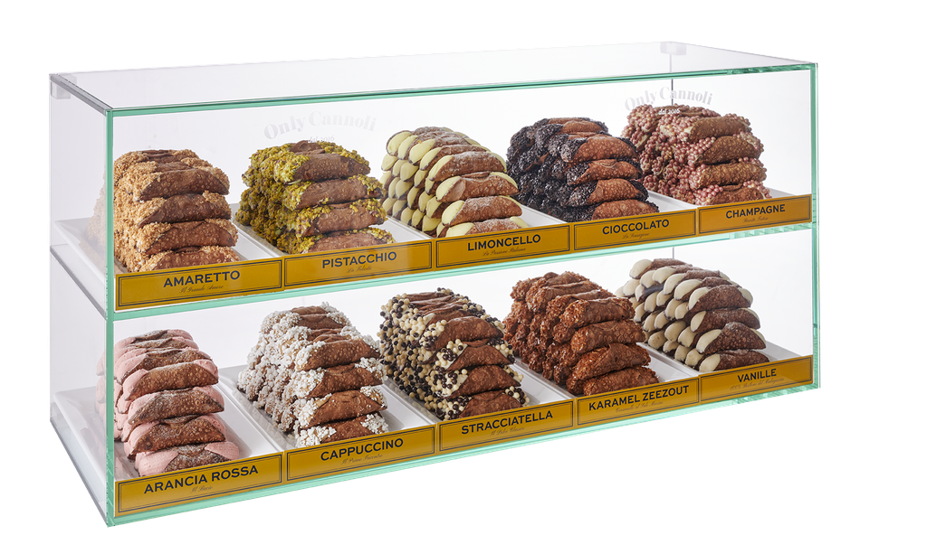 ONLY CANNOLI PIU GRANDE XL DISPLAY ( 83,5 X 28 X 37CM) + DOOS MET TOEBEHOREN