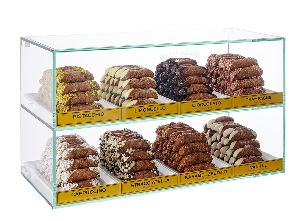 ONLY CANNOLI PIU GRANDE DISPLAY ( B66,5 X D28 X H37CM) + DOOS MET TOEBEHOREN