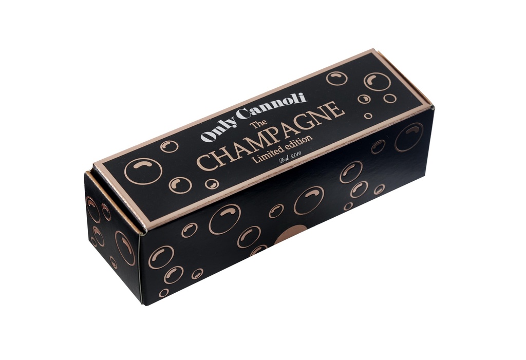 ONLY CANNOLI GIFTBOX CHAMPAGNE VOOR 1 CANNOLI -50 ST