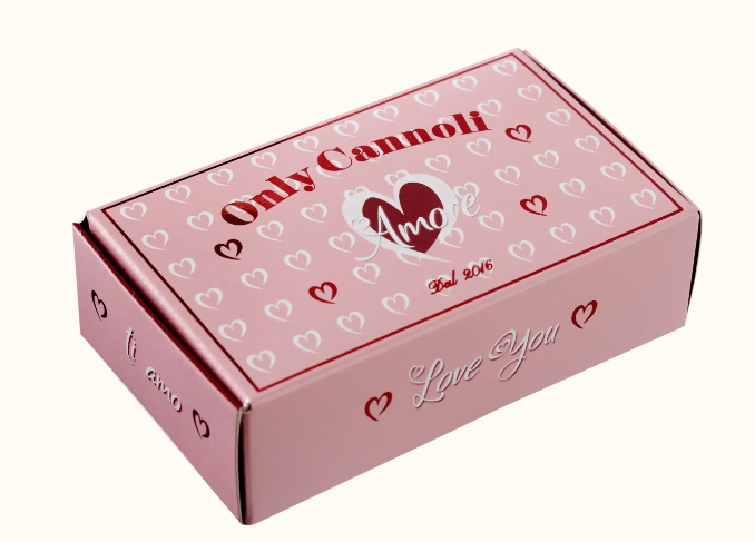 ONLY CANNOLI GIFTBOX AMORE VOOR 2 CANNOLI - 50 ST