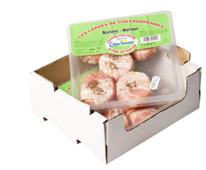 GEITENKAAS MET SPEK 10 X 60 GR <**>  **BESTELARTIKEL**