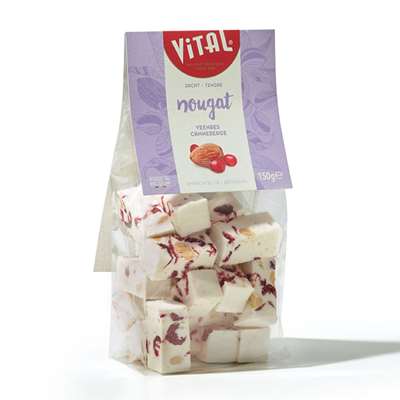 [VIT/01001] VITAL NOUGAT CRANBERRY SACHET 10 X 150 GR