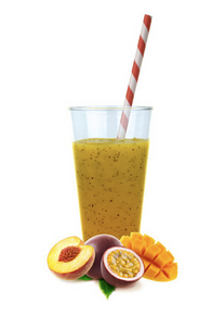 WOW SMOOTHIES "TROPICAL DELIGHT" PERZIK/PASSIEVRUCHT/MANGO 33 X 150 GR <*_*>