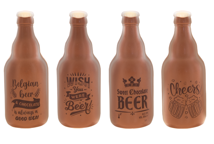 BELFINE BIERFLES ASSORTIMENT MELK 9 X 130 GR