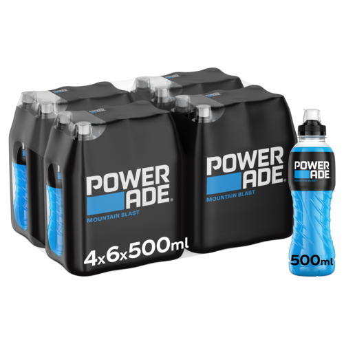 POWERADE BLAUW MOUNTAIN BLAST PET 4X6X50CL