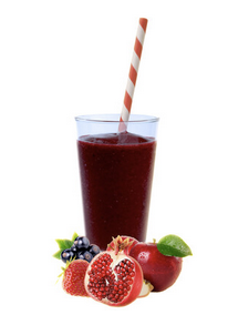 WOW SMOOTHIES "POWER GRANATE" AARDBEI/APPEL/GRANAATAPPEL/ ZWARTE BES 33 X 150 GR <*_*>