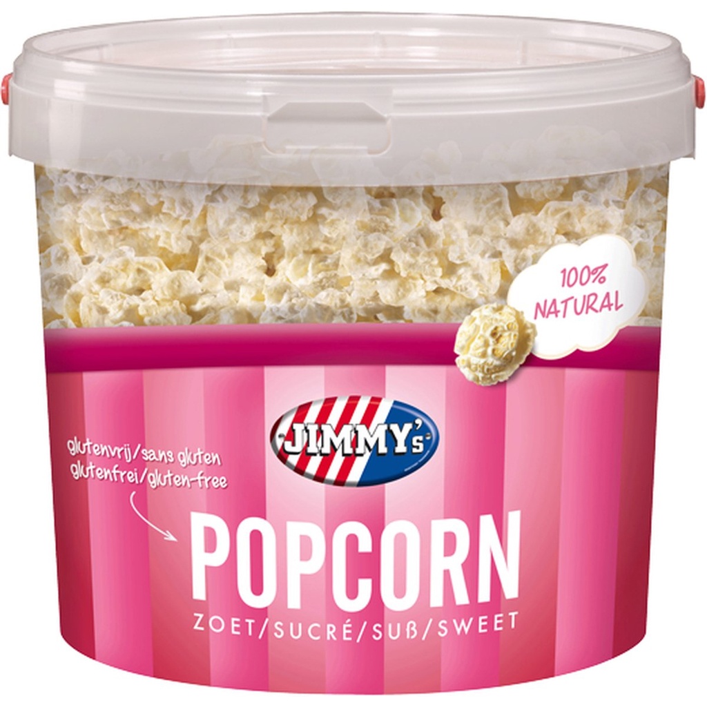 JIMMY'S ORIGINAL POPCORN SWEET 12X220GR