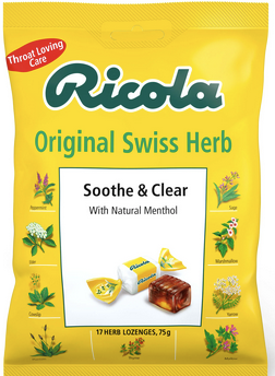 RICOLA BAG SF ORIGINAL HERB STEVIA 12 X 75 GR