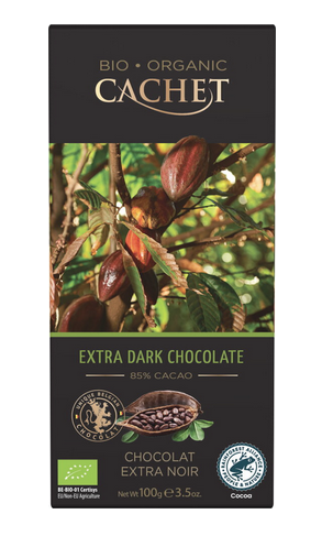 CACHET TABLET EXTRA PUUR 85% 12 X 90 GR (C21355 -OUDE CODE)