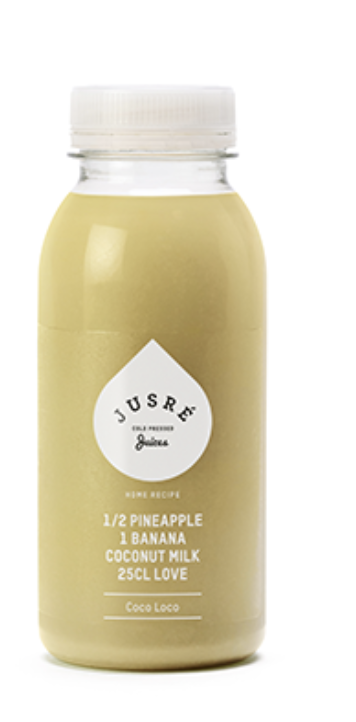 JUSRE SMOOTHIE ANANAS BANAAN KOKOSMELK - COCO LOCO - 6 X 25CL <**>