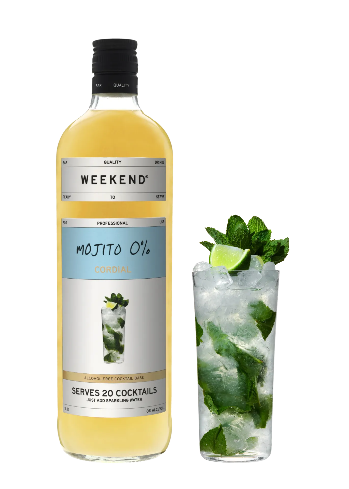 WEEKEND VIRGIN MOJITO 1 L 0,0%
