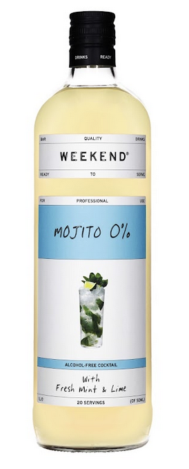 WEEKEND VIRGIN MOJITO 1 L O %