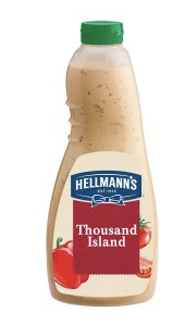 HELLMANS THOUSAND ISLANDS DRESSING 1L