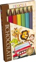 THE CHOCOLATE SAFARI CRAYONS AU CHOCOLAT 15 X 100 GR 