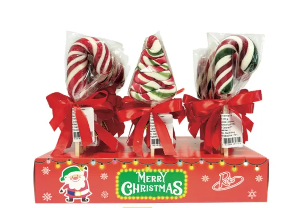 ROKS CANDY CANE & KERSTBOOM LOLLIPOP 35GRX27ST