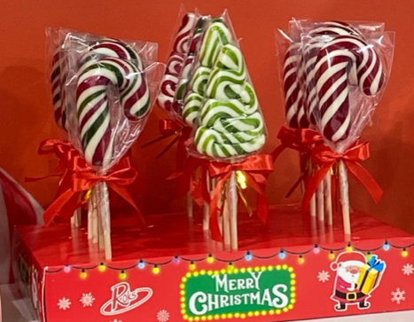 ROKS CANDY CANE & KERSTBOOM LOLLIPOP 35GRx27st