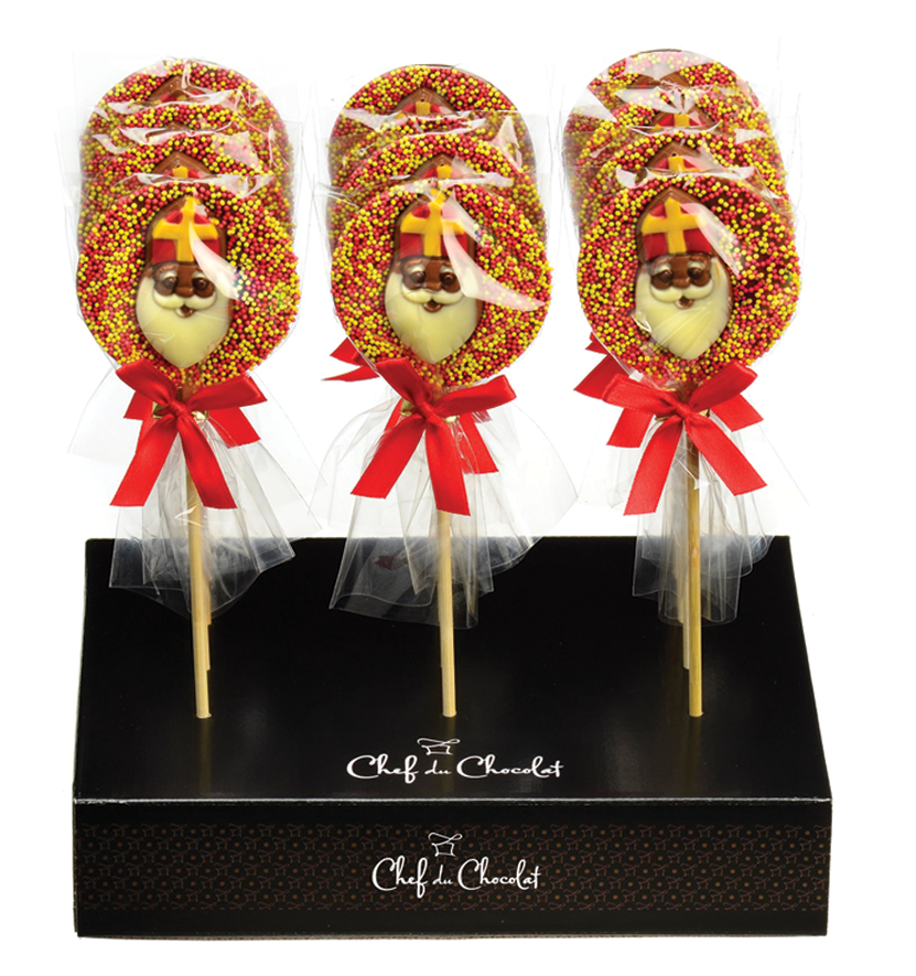[MDV7330] M-DELICIOUS LUXE LOLLY SINTERKLAAS 18X45GR
