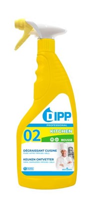 DIPP NR 2. EXTRA KRACHTIGE ONTVETTER VASTZITTEND VET 750ML MOUSSE