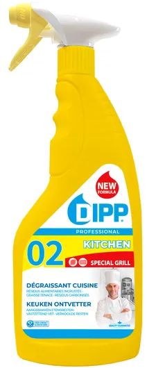 DIPP NR 2. EXTRA KRACHTIGE ONTVETTER VASTZITTEND VET 750ML SPECIAL GRILL