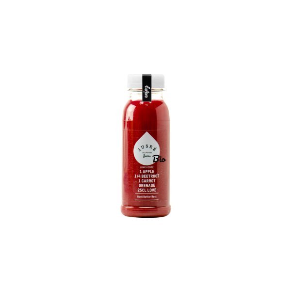 JUSRE APPEL,BIET,WORTEL & AARDBEI - " FEEL THE BEET" 6 X 250 ML <**>