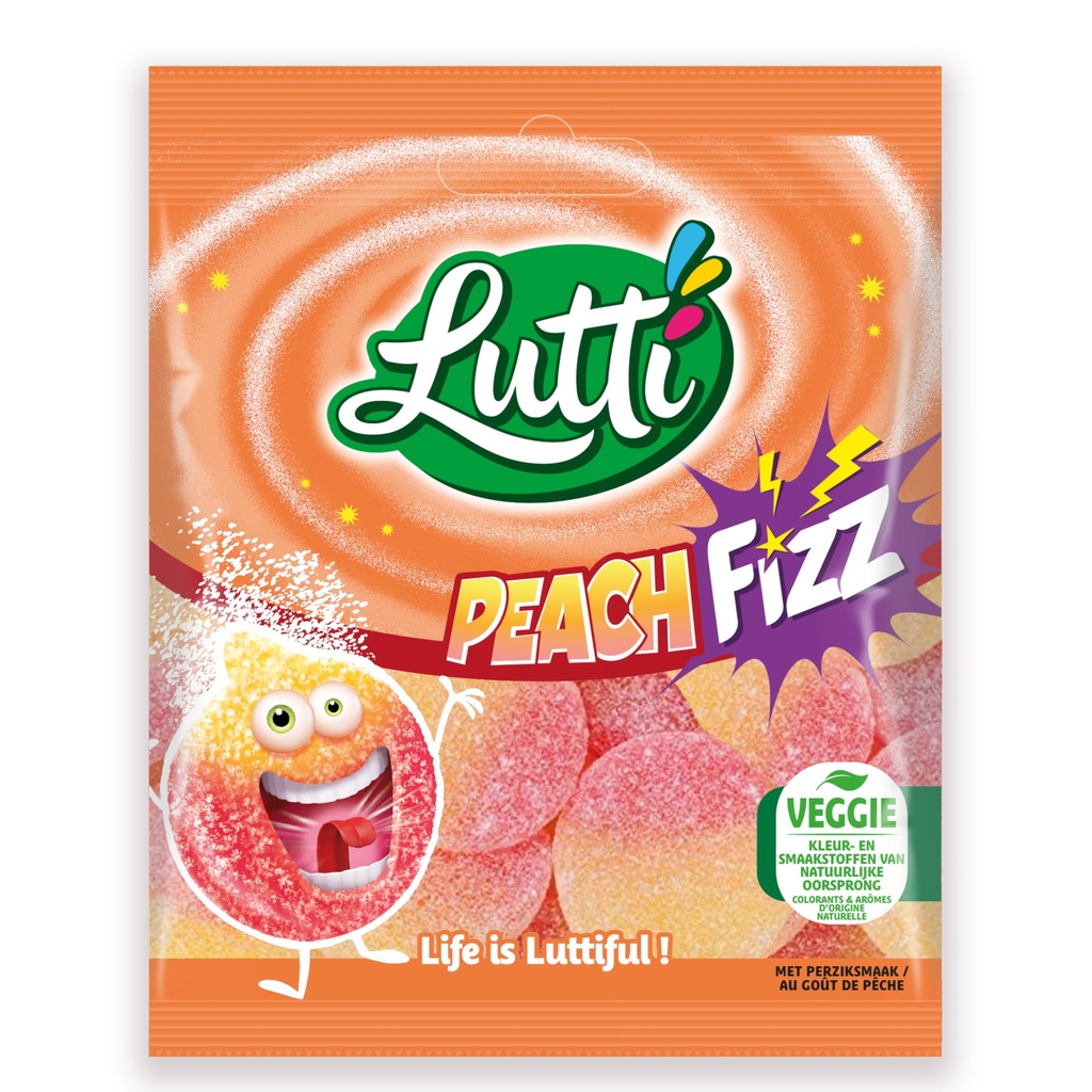LUTTI PEACH FIZZ 12X80GR