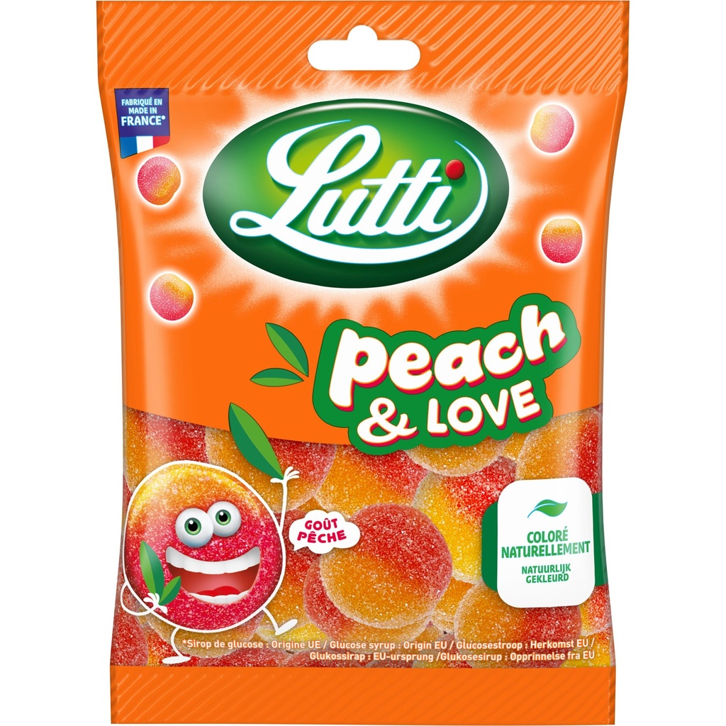 LUTTI PEACH FIZZ 12X80GR