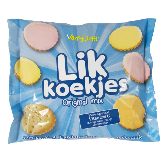 VAN DELFT LIKKOEKJES MIXED FRUIT 20X200GR