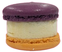 [MDAIJS/011] AMACARONS - IJSMACARON PASSIEVRUCHT 10ST <*_*>