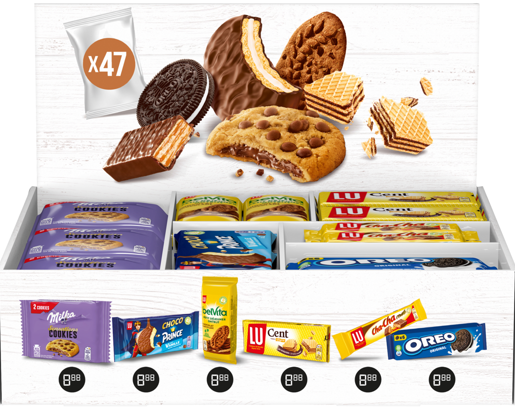 LU OREO MILKA MIXED SNACKBOX 47DS