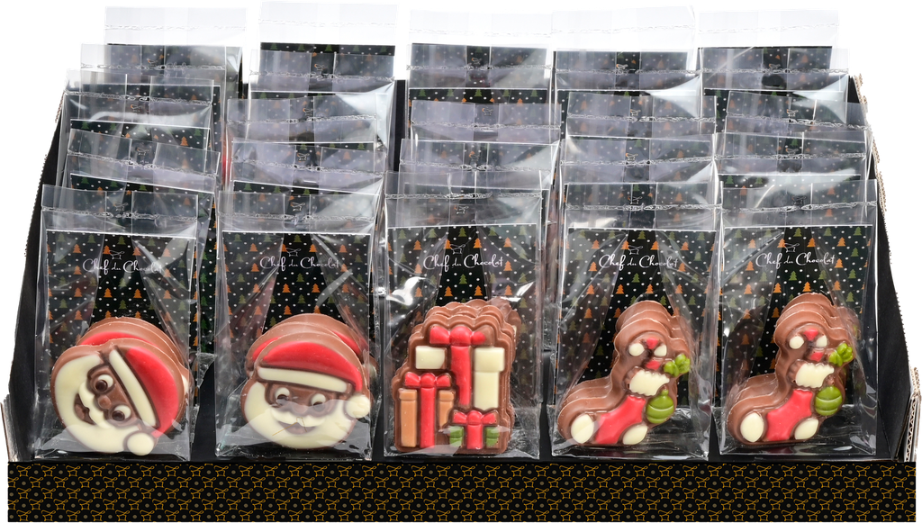 [MDV8481] M-DELICIOUS DISPLAY MINI KERSTZAKJES ASS 25X45GR