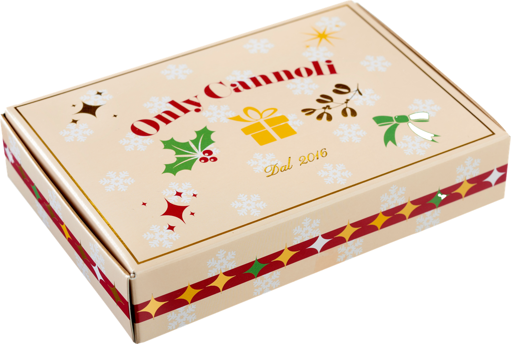 ONLY CANNOLI WINTERGIFTBOX VOOR 6 CANNOLI -50 ST