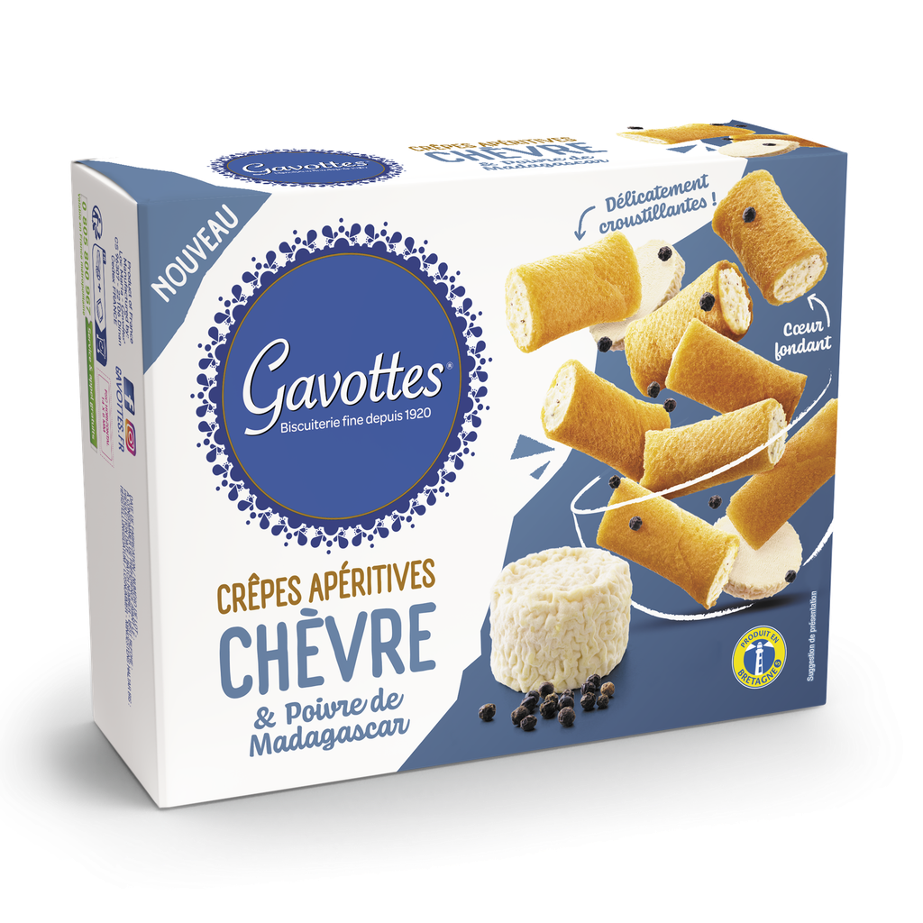 GAVOTTES CRÊPES DENTELLES GEITENKAAS & PEPER 80 GR X 12 