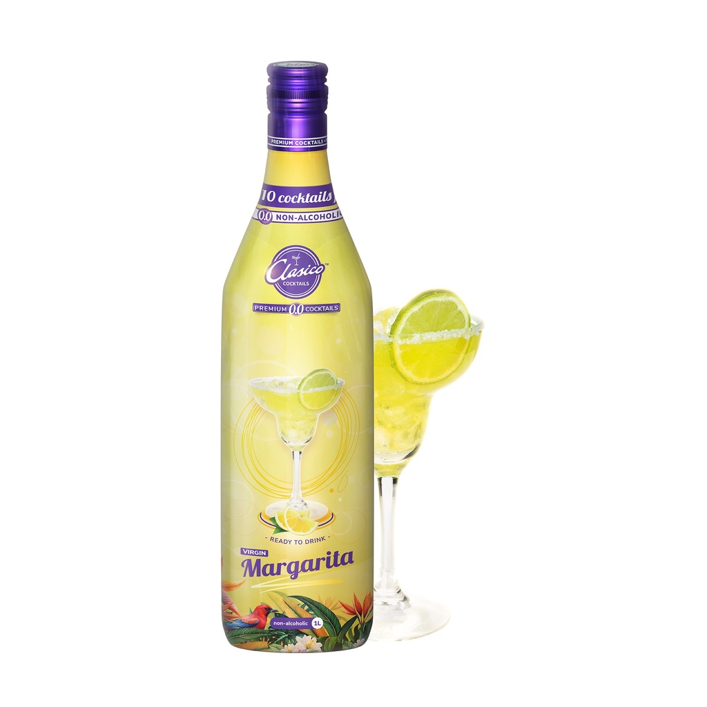 CLASICO COCKTAILS VIRGIN MARGARITA 1 L