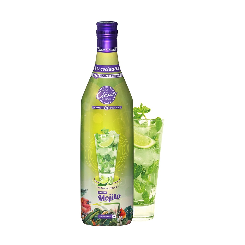 CLASICO COCKTAILS VIRGIN MOJITO 1 L