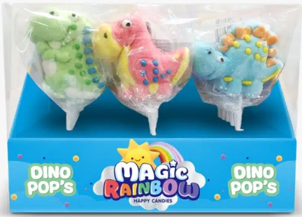 MAGIC RAINBOW DINO POP 24ST