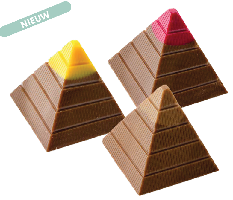 VC PIRAMIDE MIX ( CUBERDON, CARAMEL, CRÈME BRULÉE) 1 KG