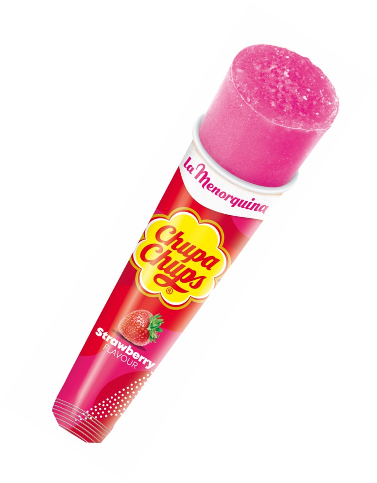 MEKABE CHUPA CHUPS POLO PUSH UP AARDBEI 24 X 90 ML <*_*>